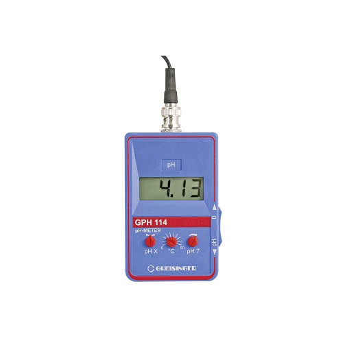 GPH-114 휴대용 pH측정기 범위 0.00 - 14.00 pH Gresinger 포터블 pH미터 수소이온농도 GPH114