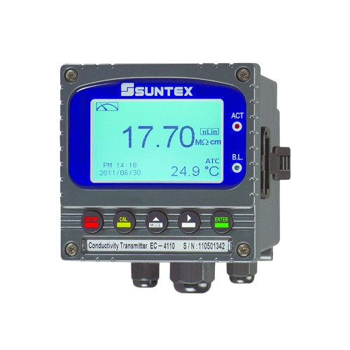 CON4110RS-8-11-3 순수전용 전도도 측정기 Pure water Suntex 순수 수질측정기 EC CON conductivity