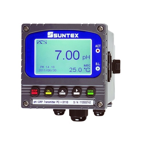 판넬형 pH측정기 pH3110-S400N 수소이온농도 산가측정 SUNTEX PC3110 삽입 침적