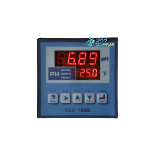 KEC1000-PH 판넬형 pH 측정기 범위 0-14 pH KEC 하수처리장 pH 컨트롤러