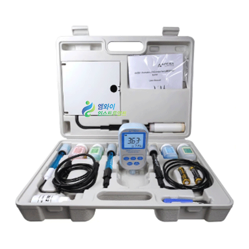 SX751-M 휴대용 다항목 측정기 pH ORP 전도도 염도 DO Sanxin