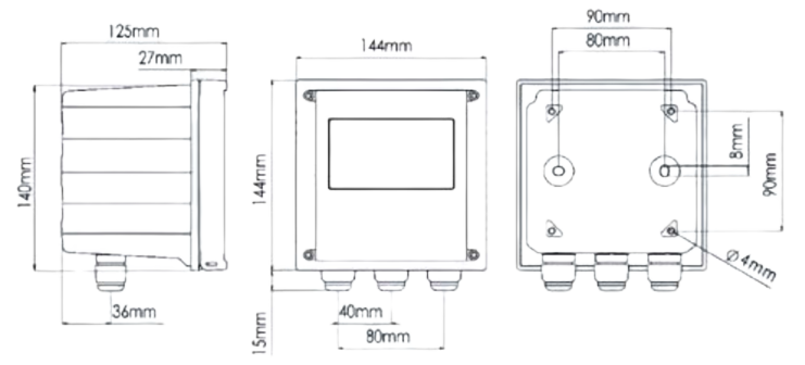 EC8100-8-241 폐수하수용 전도도미터 MINBO 민보 Wastewater 고온