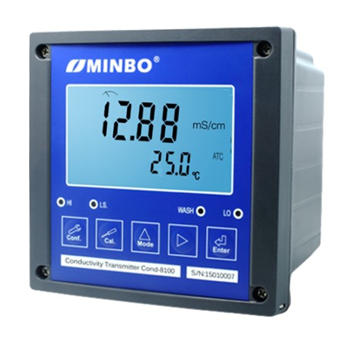 EC8100RS-8-241 폐수하수용 전도도미터 RS485 MINBO 민보 Wastewater 고온