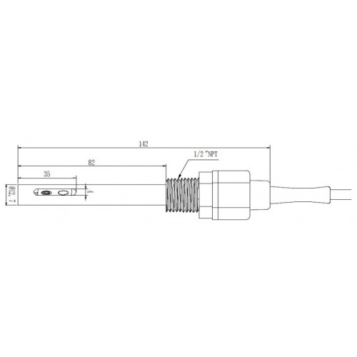 TDS8100RS-8-244-30 폐수하수용 TDS미터 RS485통신 MINBO 민보 Graphite