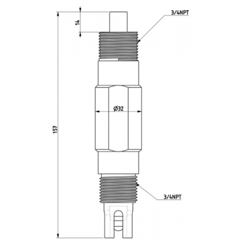 pH620-SpH10 온라인용 pH미터 배관삽입 침적형 탱크 폐수처리장 하수 SpH-10  