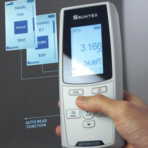 TS210-1000 휴대용 pH 측정기 썬텍스 SUNTEX 포터블 산가측정